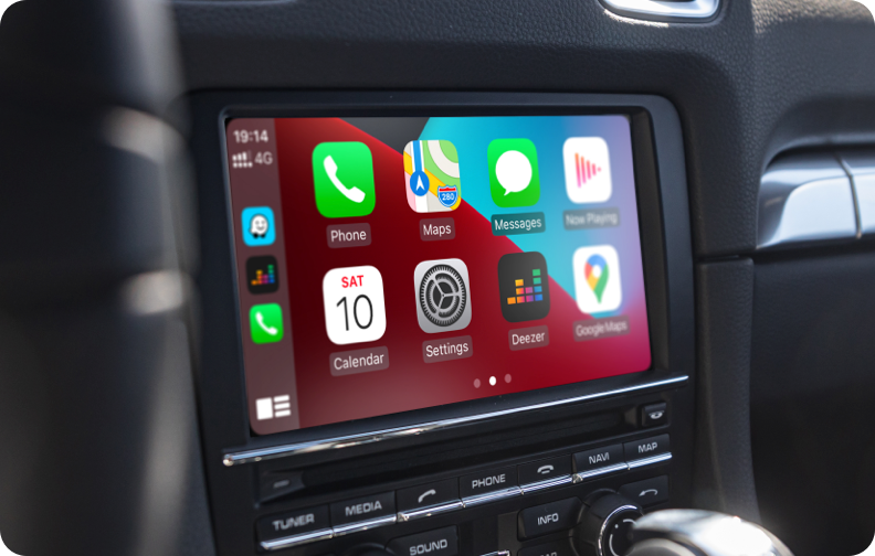 Porsche Apple Carplay en Android Auto integratie